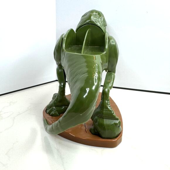 2018  T-Rex Tacosaurus Green Dinosaur Taco Stand & Holder - Picture 5 of 6